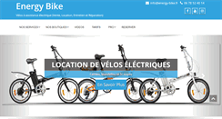 Desktop Screenshot of energy-bike.fr